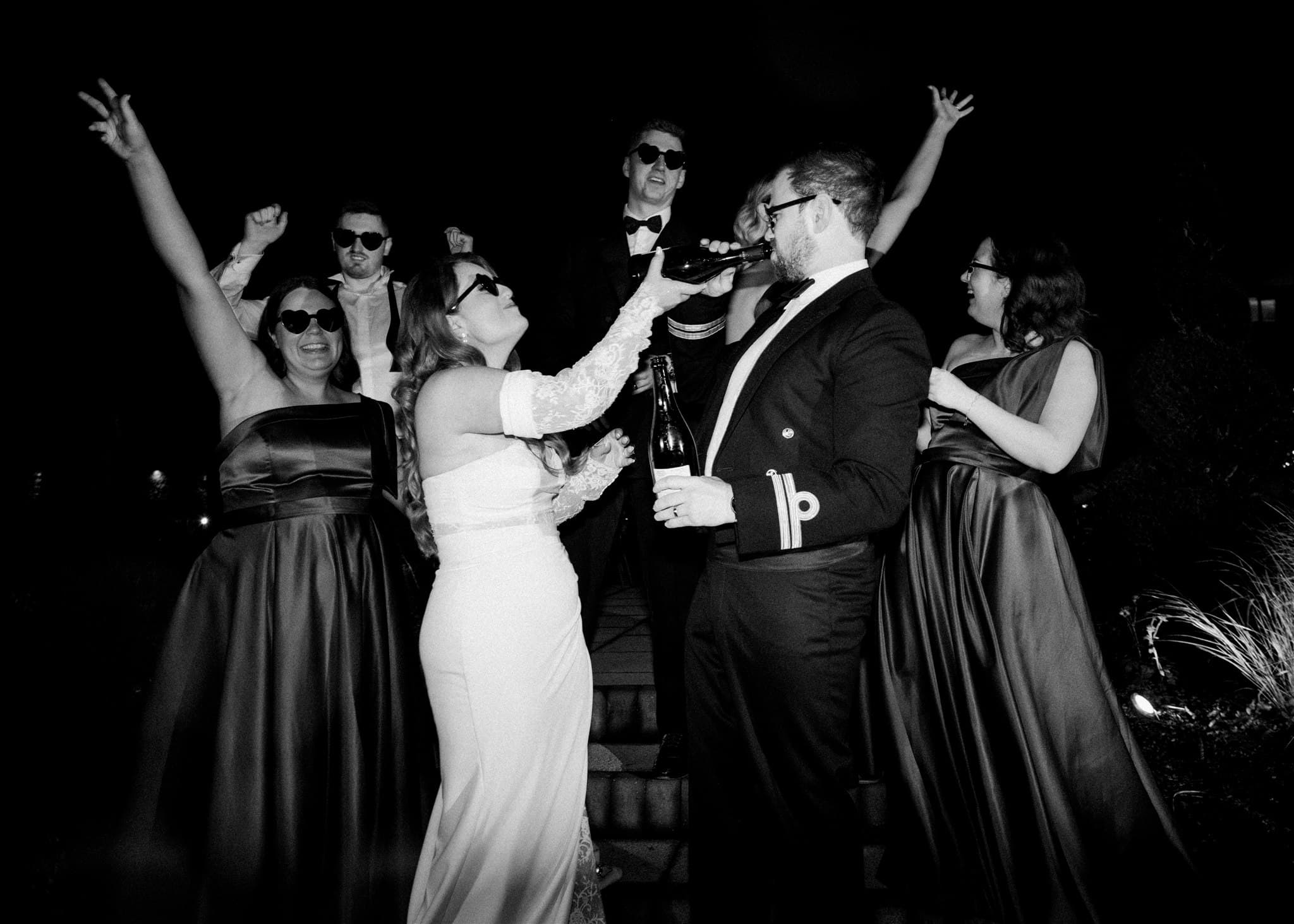 Beth-and-matt-modern—black-tie-december-wedding-christmas—film-analog-wales-sant-ffraed-house