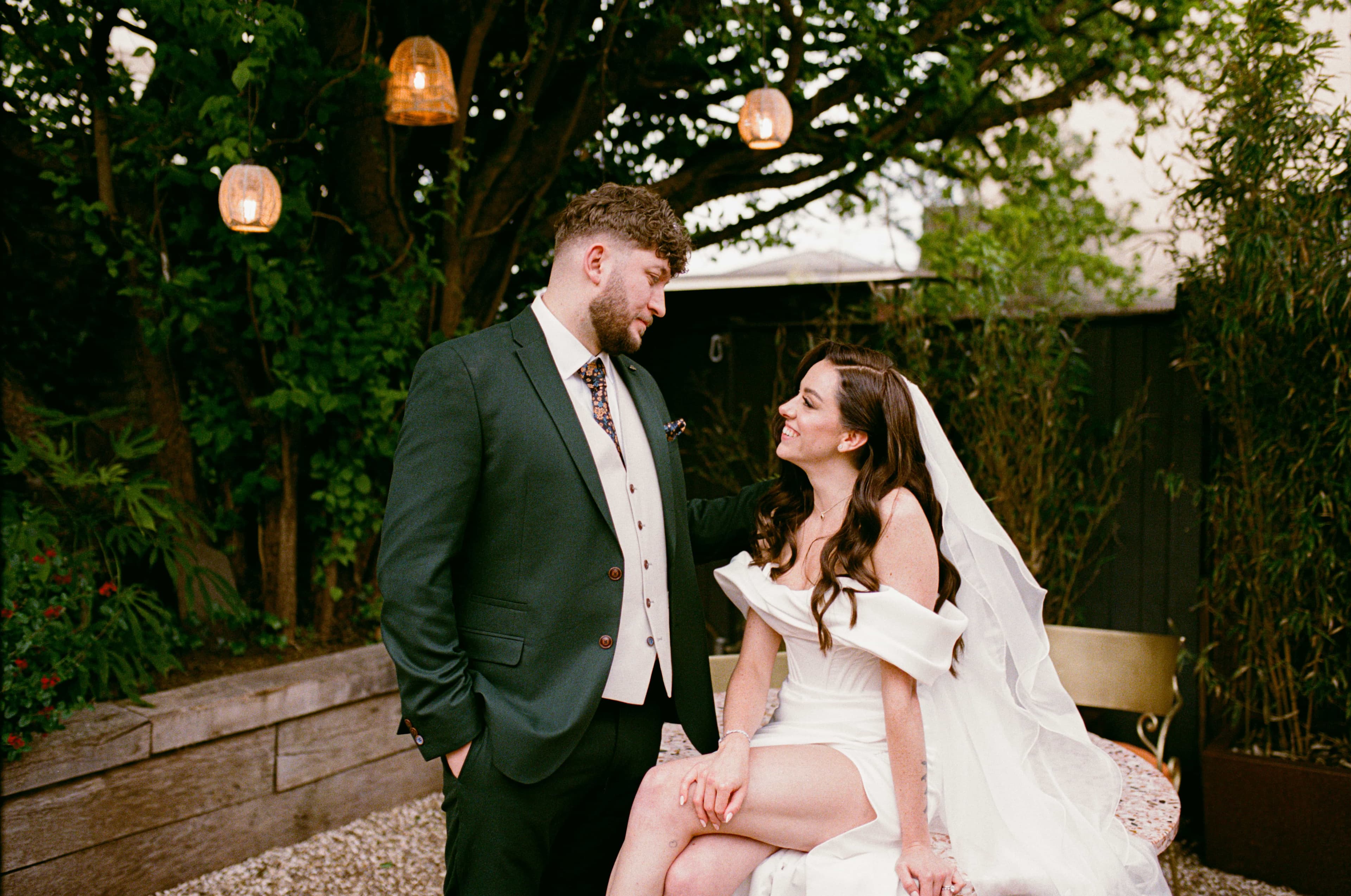 Wedding film photography, 35mm, 120 Ivy and pine photography