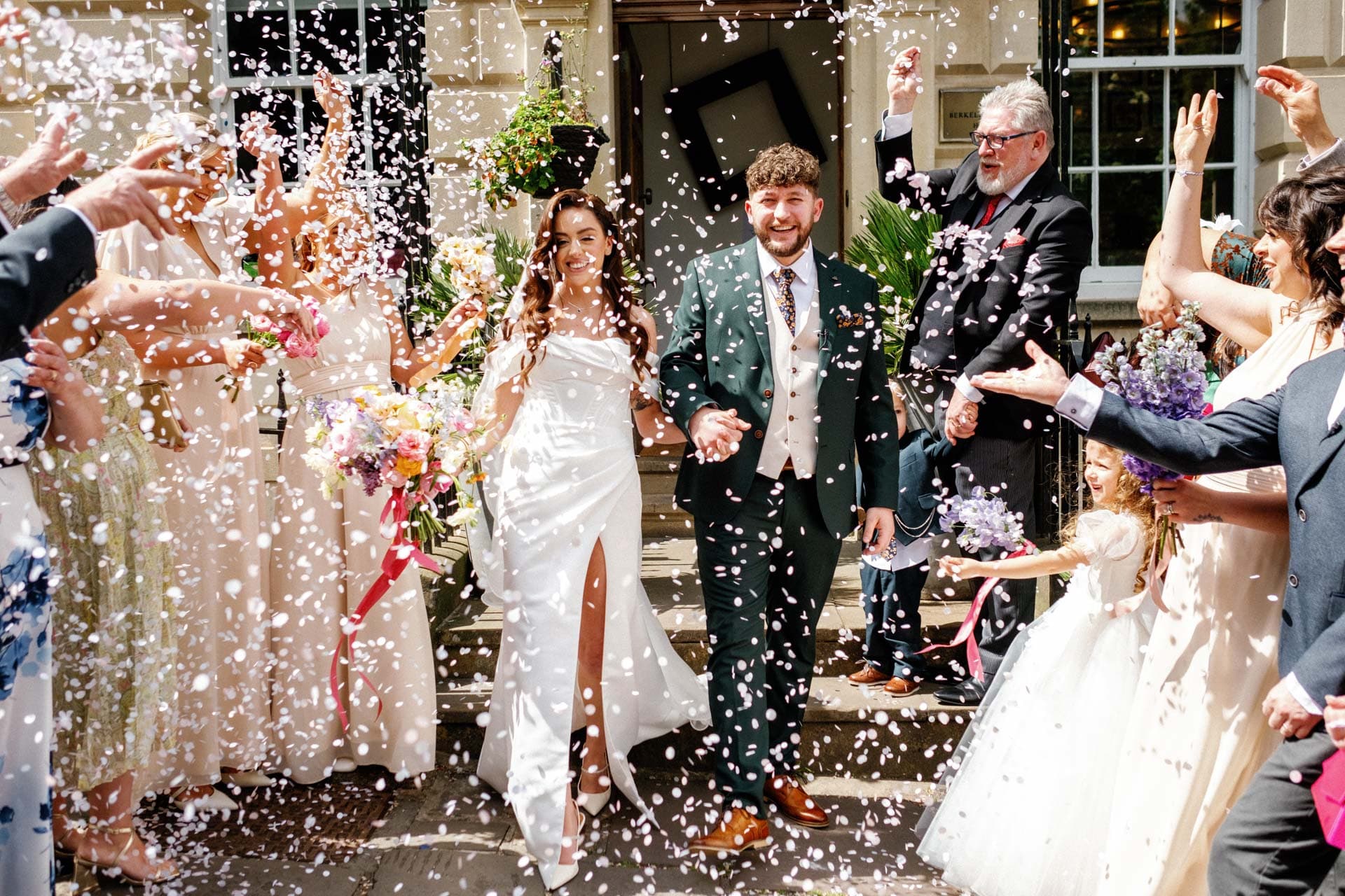 Bristol wedding, wedding photography, the square club Bristol, wedding ceremony, ivy & pine photography