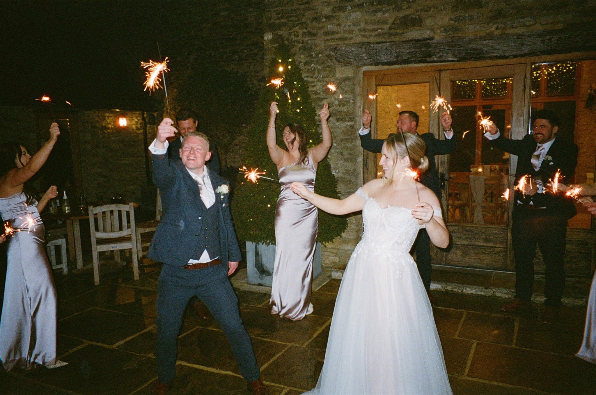 Wedding film photography, 32mm, 120 Ivy and pine photography