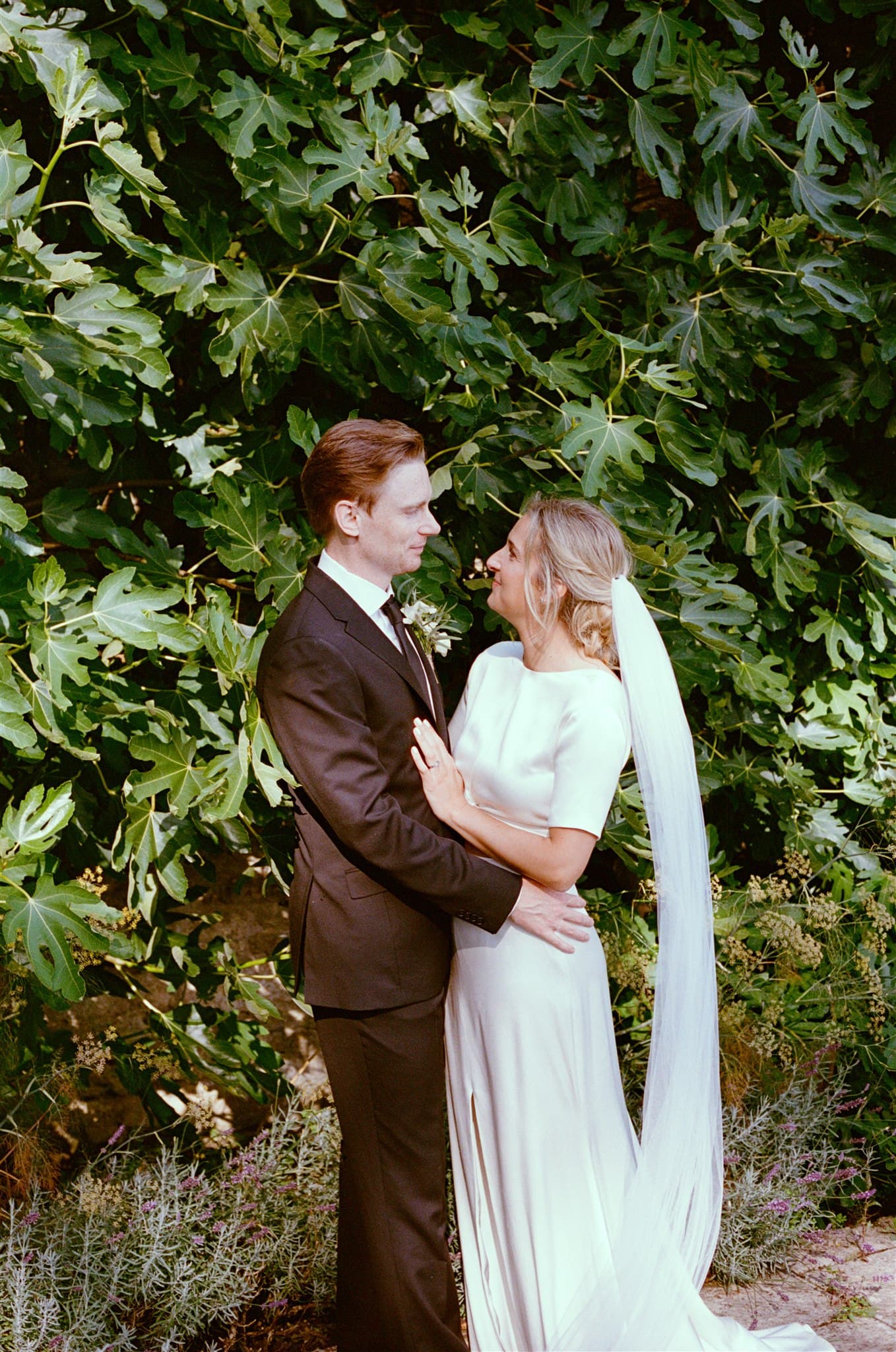 Wedding film photography, 32mm, 120 Ivy and pine photography