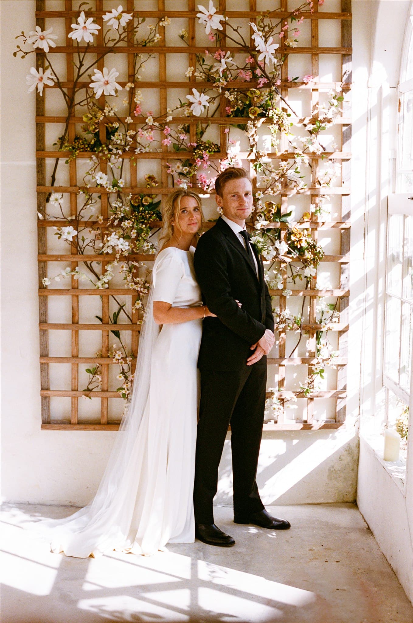 Wedding film photography, 32mm, 120 Ivy and pine photography, hamswell house