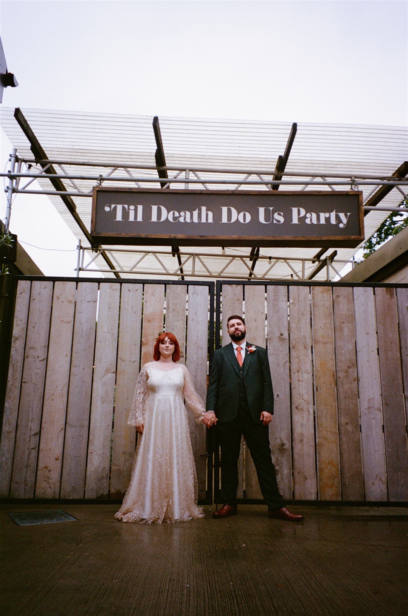 Wedding film photography, 32mm, 120 Ivy and pine photography