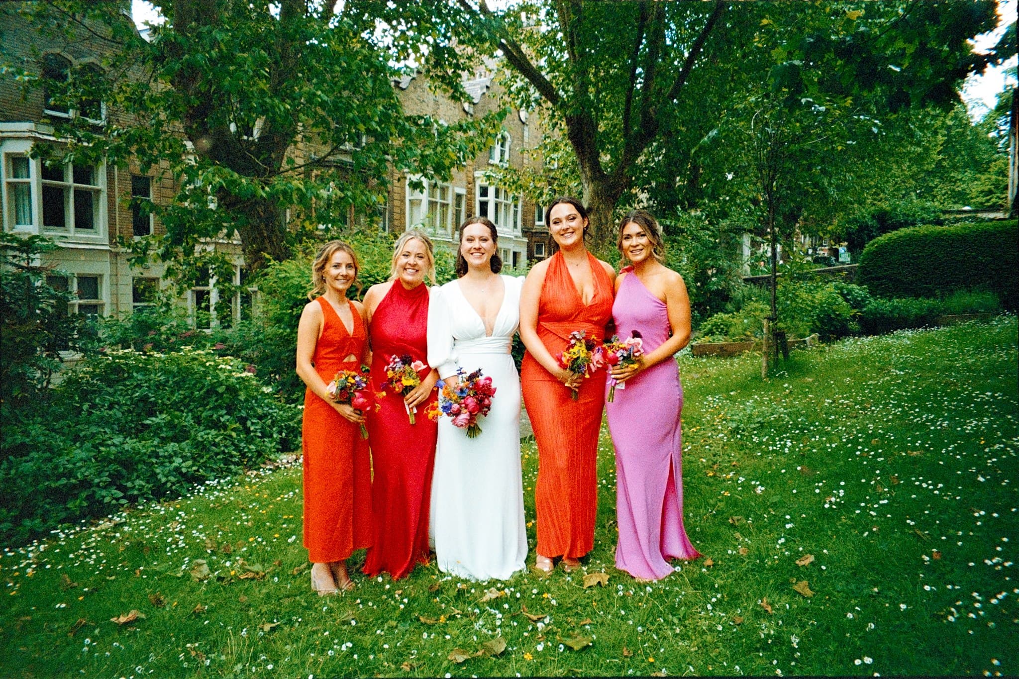 Wedding film photography, 32mm, 120 Ivy and pine photography