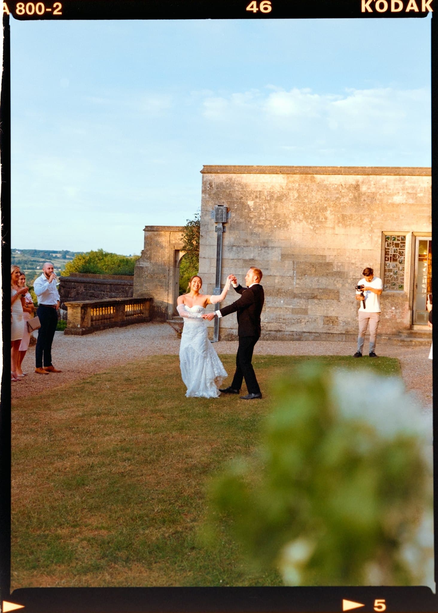 Wedding film photography, 32mm, 120 Ivy and pine photography