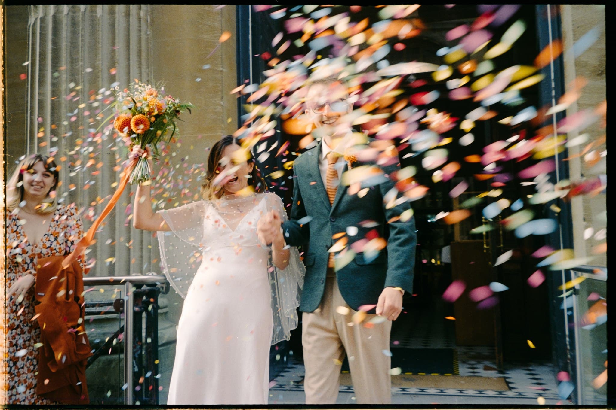 Wedding film photography, 32mm, 120 Ivy and pine photography