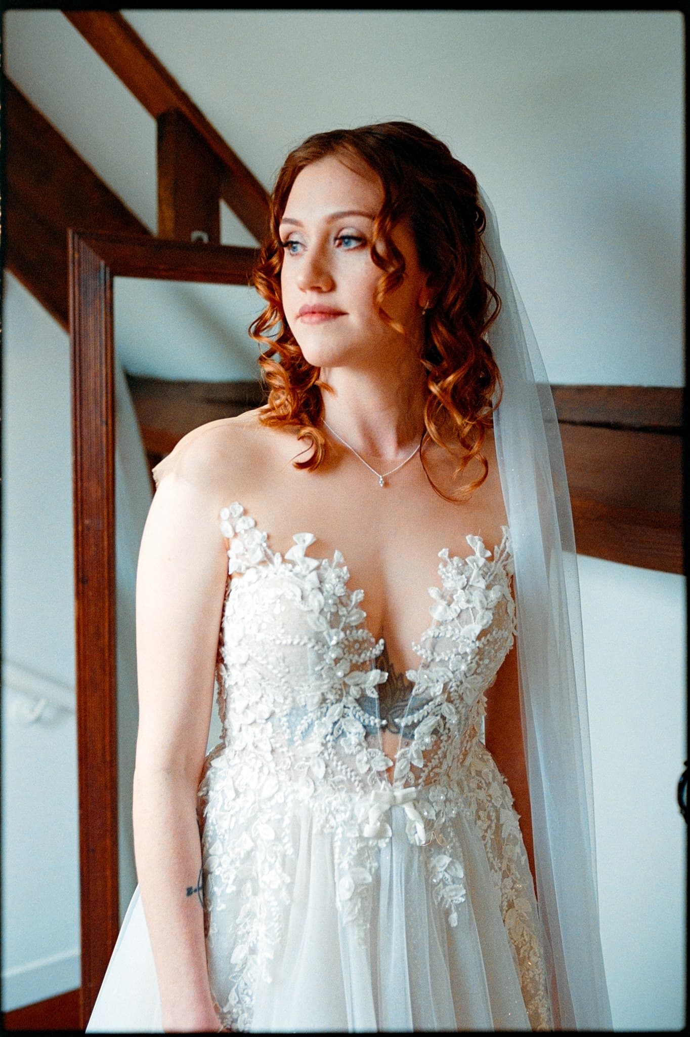 Wedding film photography, 32mm, 120 Ivy and pine photography